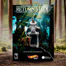 Hot Wheels STAR WARS 40th Anniversary Diecast AT-ST Walker with Chewbacca