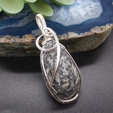Beautiful Handmade Wire Wrapped Gemstone Pendant