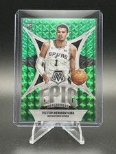 2023 Panini Mosaic - Epic Performers Green Mosaic Prizm #12 Victor Wembanyama🔥