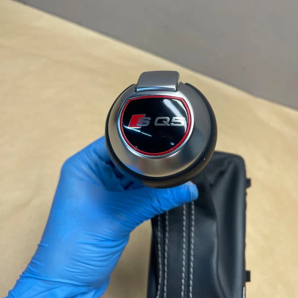 2013-2017 AUDI Q5 SQ5 AUTOMATIC TRANSMISSION GEAR SHIFTER KNOB W/ BOOT OEM - Image 2 of 4