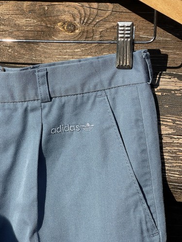 1970’s Adidas Mens Classic Trousers Made In West Germany Vintage Size 33 Blue - Picture 18 of 18