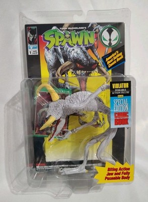 Todd McFarland Spawn The Violator Action Figure w/Comic 1994 Todd McFarlane Toys