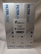 Set of 3 Filter Logic FL-RF02 Replacement Water Filters Fits Whirlpool 4396508