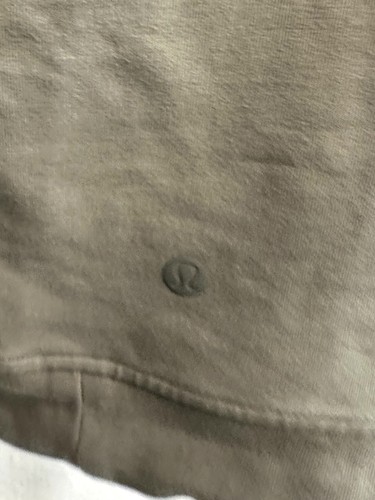 Lululemon City Sweat Pullover Hoodie Herren Medium Olivgrün French Terry - Bild 5 von 6