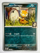 Marnie'sScraggy 132/182 Reverse Holo Destined Rivals Pokemon TCG NM 
