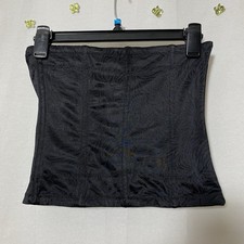 MAIDENFORM BLACK FIRM CONTROL BODY SHAPER REAR HOOK EYE CLOSURE Size 6 Size L