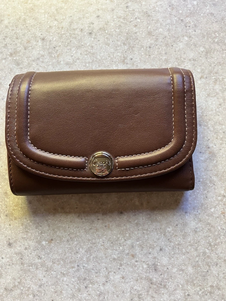 新品 Vintage Coach RoundZip Wallet Brown 25+ Coach Brown Wallets for Women with Vintage for sale | Updated