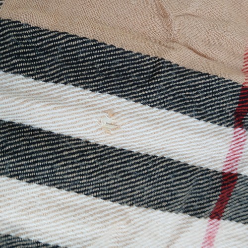 Burberry London 100% Kaschmir braun kariert Schal schöner Damenschal - Bild 12 von 13