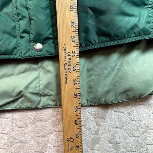 VTG Comfy Goose Down Insulated Green Vest Size Medium Reversible - Picture 5 of 8