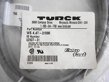 Turck WS 4.4T-2/S90 U2507-31 Cordset 4 Wire  (Lot of 2)
