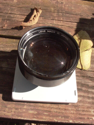 Canon 125mm F:3.5 m39 LTM lens on a  Graflex Speed Graphic or Pacemaker Series B - Afbeelding 1 van 11