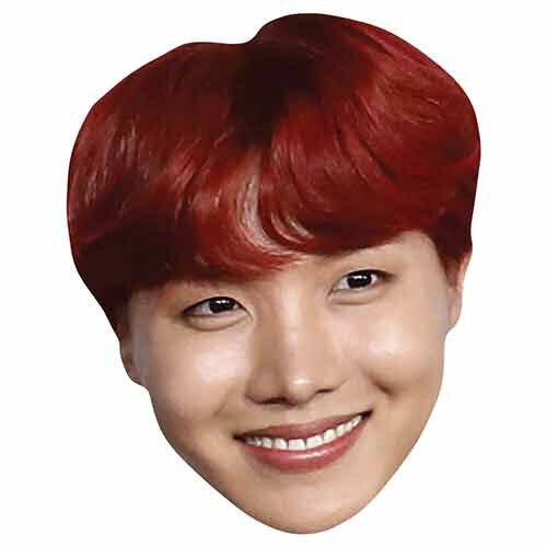 BTS K-Pop J-Hope Jung Ho-seok Cardboard Face Mask - Picture 1 of 1