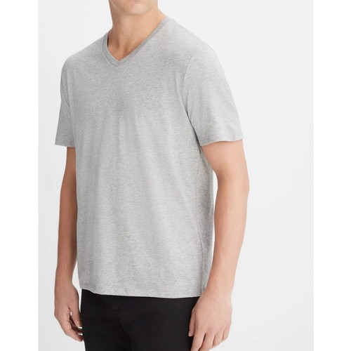 Camiseta de manga corta VINCE Pima de algodón con cuello en V al por menor: $65 - Imagen 7 de 20