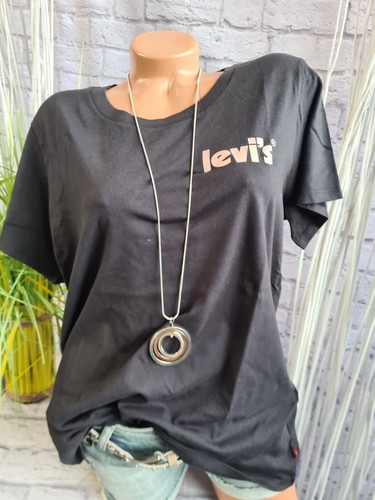 Levis Shirt T-Shirt Kurzarm Oberteil schwarz Logo Aufdruck 128 (8 708) - Bild 6 von 8