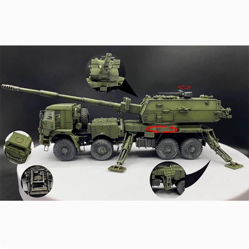 Scale 1:72 Soviet SV-KSh Car Howitzer Finished Static Toy Model Boy Toy Decorati - Image 4 of 4