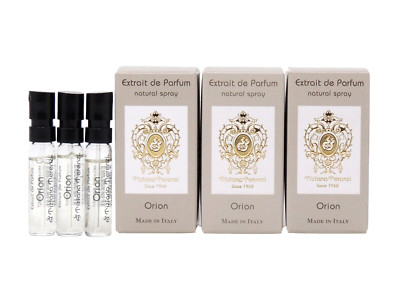 TIZIANA TERENZI ORION EDP 1.5ml .05fl oz x 3 COLOGNE PERFUME SPRAY SAMPLES