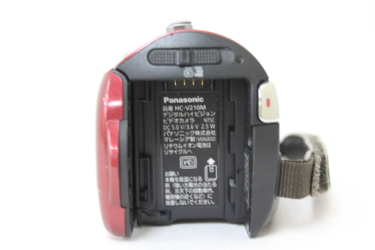 Panasonic HC-V210M レッド 概要 デジタルハイビジョンビデオカメラ HC-V210M | デジタル