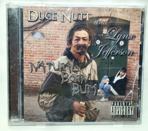 Duce Nutt And Lynx Jefferson CD Natural Born Bum Hip Hop Rap Rare Obscure New - Imagen 1 de 6