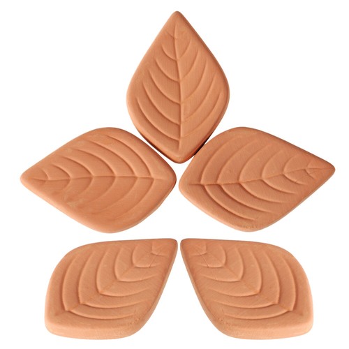 5Pcs Keeper Terracotta Sugar Saver Softener Leaf Design - Picture 5 of 12