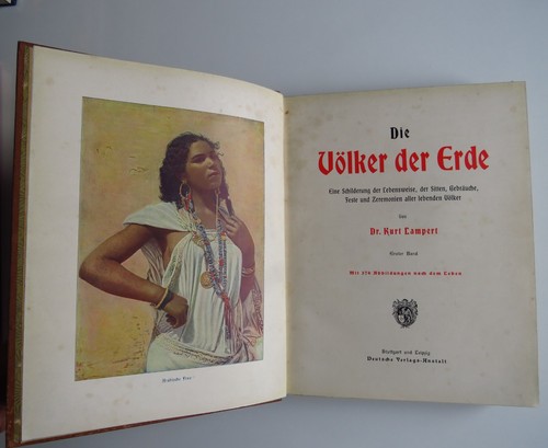 Die Volker der Erde (I popoli della Terra) Dr Kurt Lampert Illustrato (Tedesco) - Foto 4 di 5