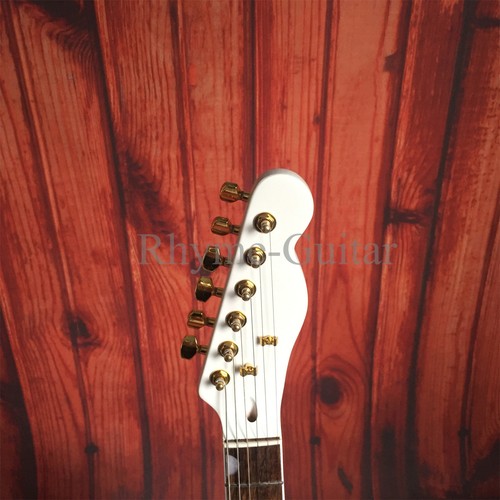 Semi Hollow TL Electric Guitar Gold Jazz Bridge 6 Strings Fast Shipping - 第 4/11 張圖片