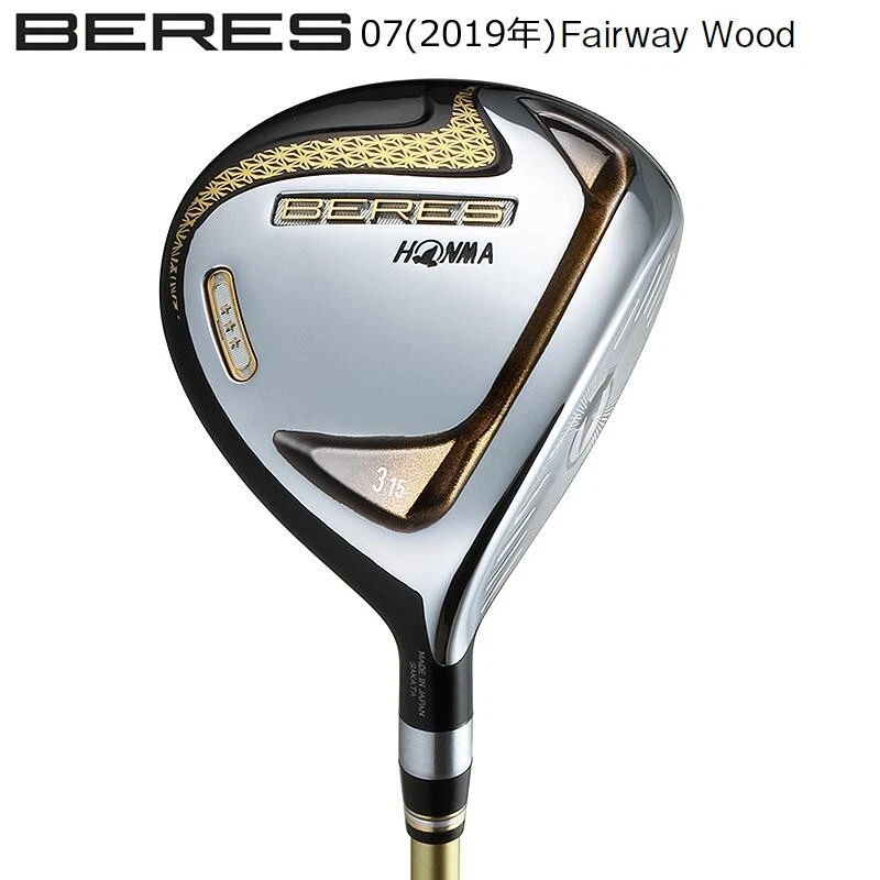 Bayas de golf HONMA para hombre 07 2019 madera de calle 7W 3S 3 estrellas ARMRQ 47 eje diestro S-Flex Foto 3 de 4