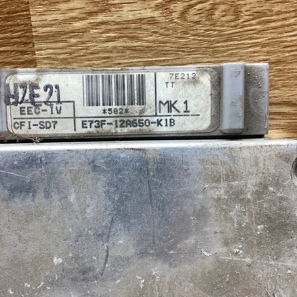 E73F-12A650-K1B Ford Tempo или Mercury Topaz 1987 ECM ECU компьютер - Изображение 2 из 2