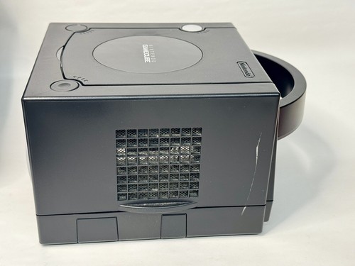 Nintendo GameCube Black Console W/ OEM Controller, Cables, & Carry Case TESTED! - Bild 9 von 16