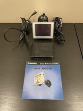 Garmin Nuvi 350 GPS System Silver 3.5" LCD Touchscreen w/ Accessories Tested