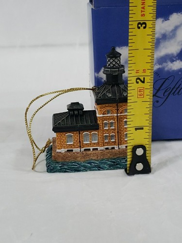 Lefton Toledo Harbor Lighthouse Ornament Historic American Lighthouse Vtg 12867 - Picture 13 of 13
