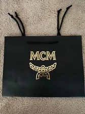 Authentic MCM Medium To Large Size Shopping Gift Paper Bag Size: 45cm*32cm