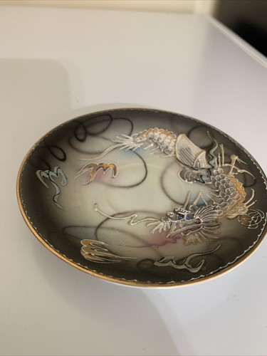 blue eyed dragon plate made in japan - Picture 3 of 5