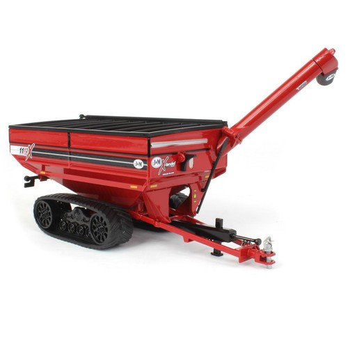 1/64 Red J&M 1112 X-Tended Reach Grain Cart with Tracks JMM-010 - Picture 2 of 5