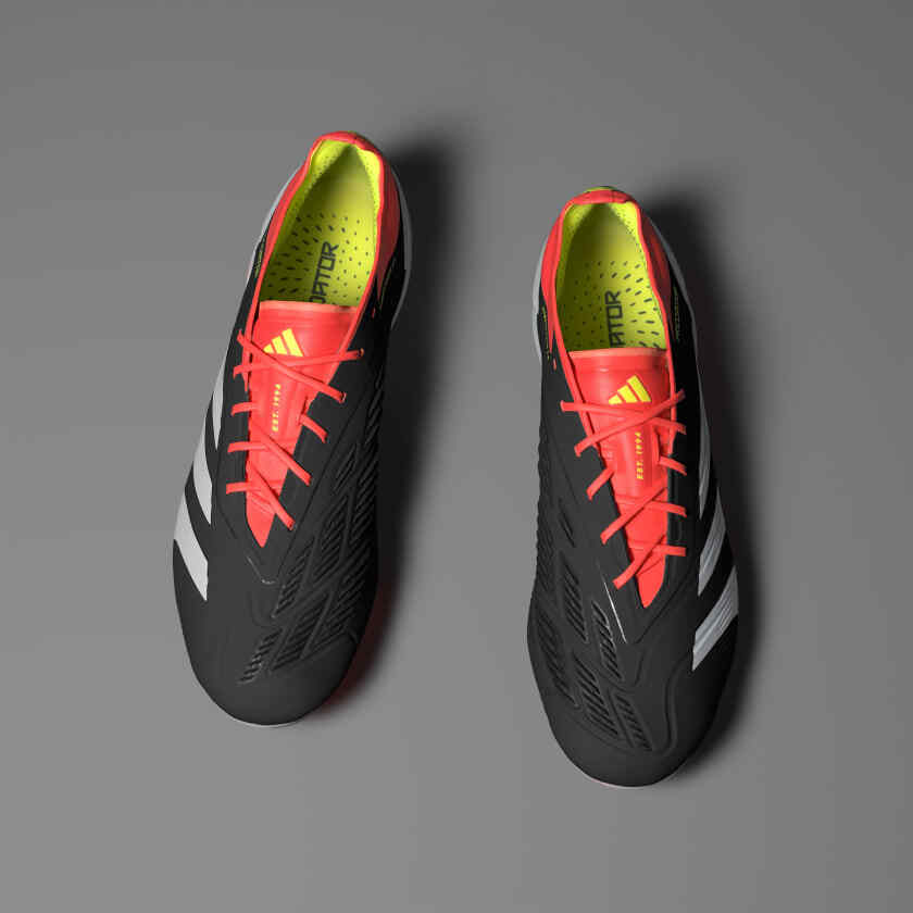 ADIDAS PREDATOR ELITE LOW FG IE1802 Black/White/Solar Red