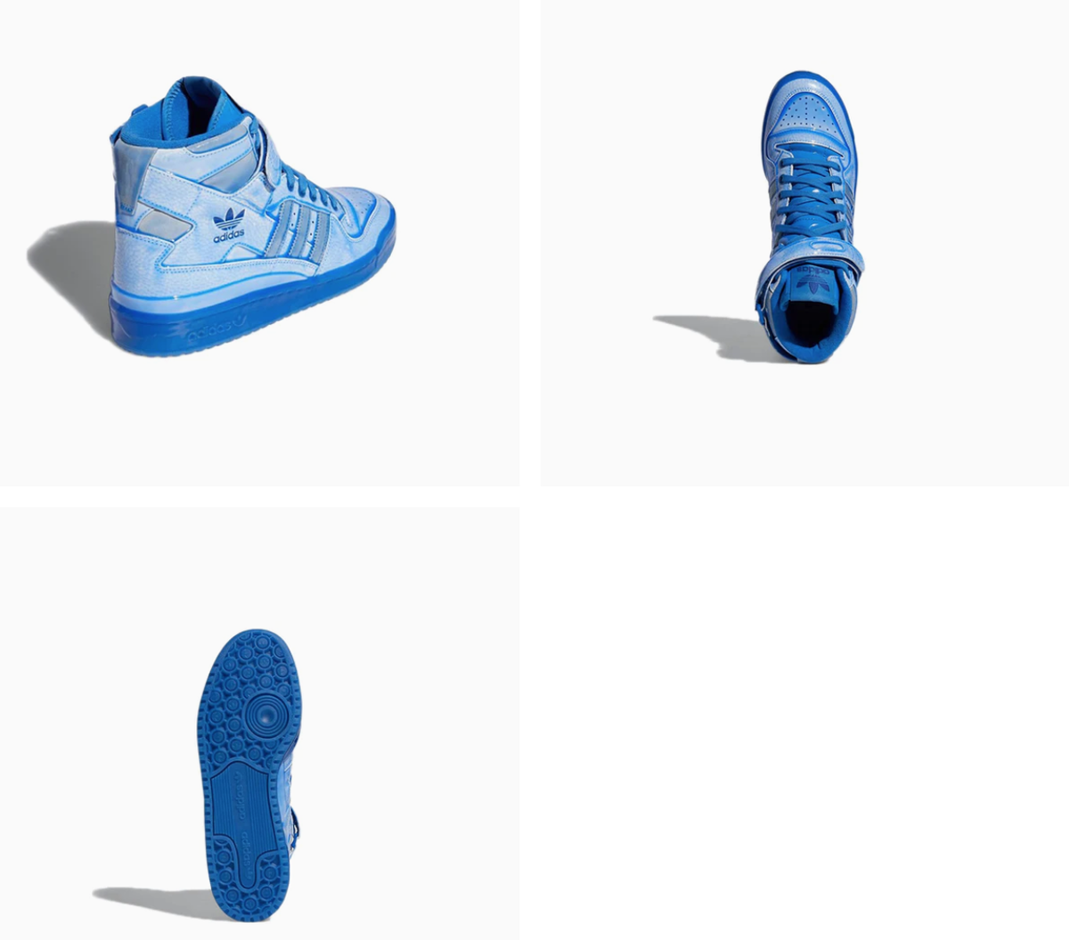 Size 14 - adidas Jeremy Scott x Forum High Dipped - Blue for Size 14 - adidas Jeremy Scott x Forum High Dipped - Blue for