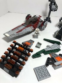 LEGO Star Wars Partials LOT C: AT-STs 75153, 8038, V-wing 75039, 75015, 75028.
