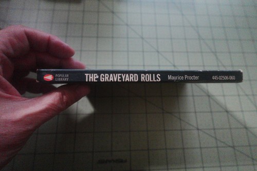 THE GRAVEYARD ROLLS BY MAURICE PROCTER VINTAGE PAPERBACK LIBRARY MYSTERY PB - Picture 3 of 3
