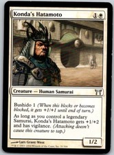 Magic the Gathering Konda's Hatamoto Champions of Kamigawa MTG Free Shipping!