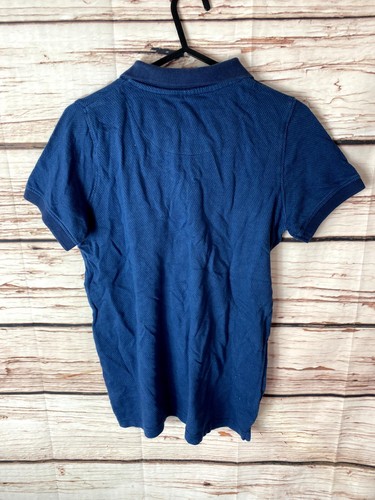 BOYS 11-12 YEARS POLO SHIRT T-SHIRT SHORT SLEEVE BLUE TU 2232 - Picture 2 of 6