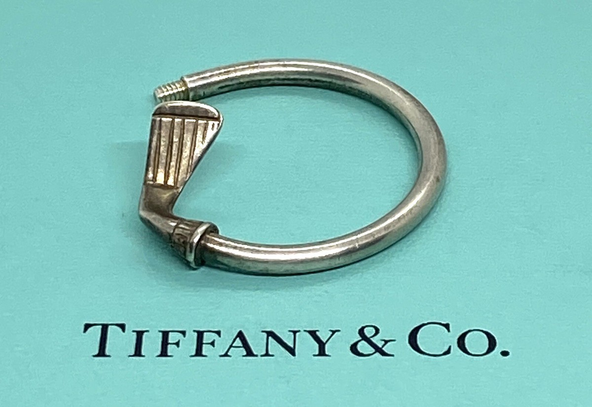 ティファニー　ゴルフ ボール クラブシルバー キーリング Tiffany & Co Sterling Silver Golf Club & Ball Key Chain Key Ring
