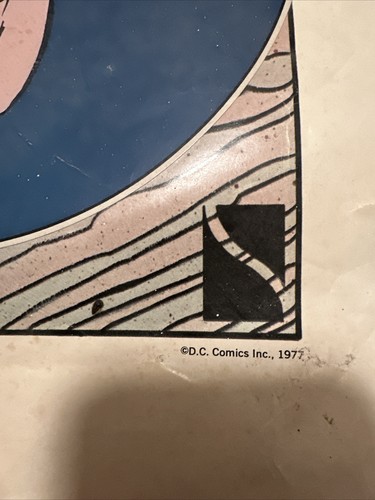 Vintage 70's Superman Poster Thought Factory 1977 DC - Imagen 12 de 21