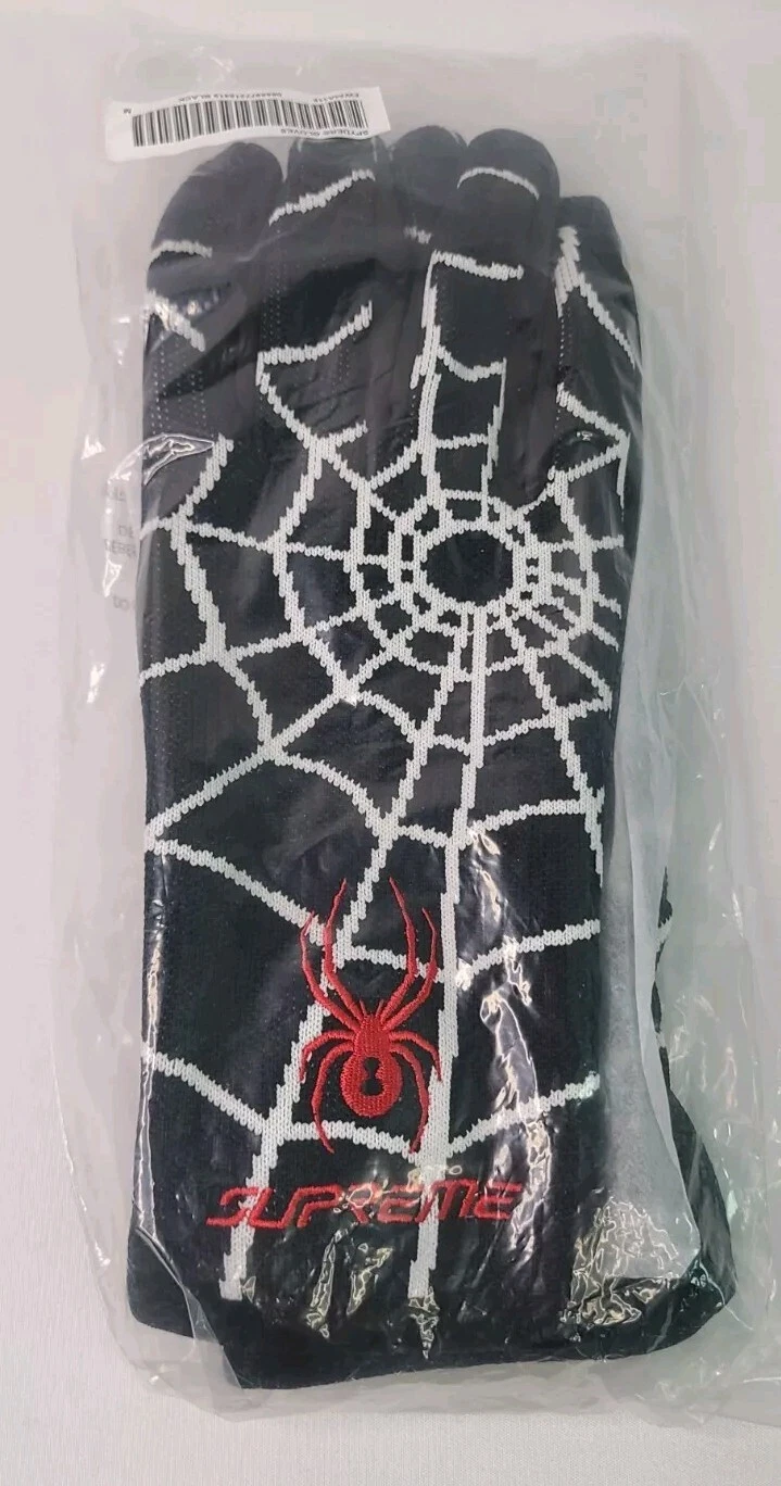 Gants Supreme x Spyder tricot jacquard graphique   Taille MOYENNE   Embouts écran tactile ?