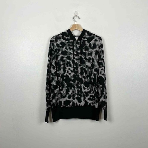 John + Jenn Camo Hoodie Sweater Womens L Pullover Kangaroo Pocket Drawstring Top - Bild 1 von 9