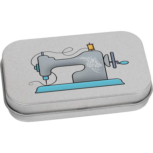 'Sewing Machine' Metal Hinged Tin / Storage Box (TT023034) 'Sewing Machine' Metal Hinged Tin / Storage Box (TT023034)
