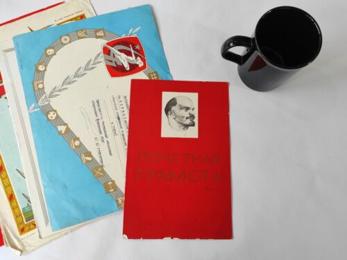5 Soviet commendations 1970s-1980s - Picture 2 of 13
