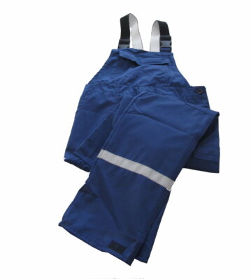 DJF Jugendfeuerwehr-Latzhose  Jugend Feuerwehrhose mit Reflex JF Wettkampf Sport