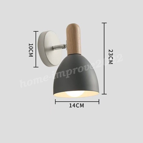 Wall Sconces Lighting Fixture, Rotatable Wall Mounted Bedside Reading lamp E27 - Picture 9 of 13