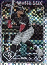 Eloy Jiménez 2024 Topps Chrome #125 X-Fractor Chicago White Sox