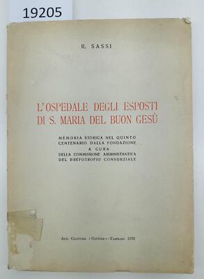 R. Sassi Das Krankenhaus der Ausstellungen von Santa Maria del buen Gesù Fabriano 1956