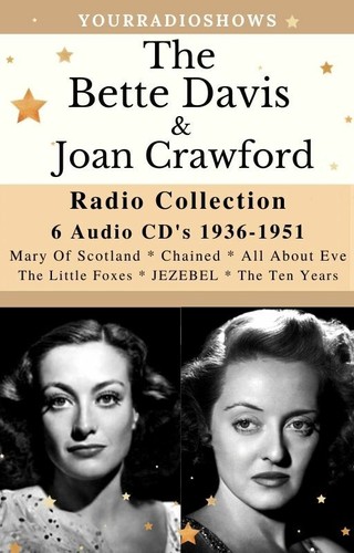 The Bette Davis & Joan Crawford Radio Collection-6 CDs-Rare Orginal Radio-Drama  - Picture 1 of 3
